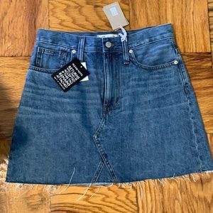 NWT Madewell denim skirt
